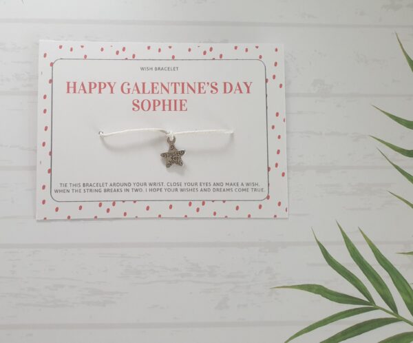 Personalised Galentine’s Day Wish Bracelet - main product image