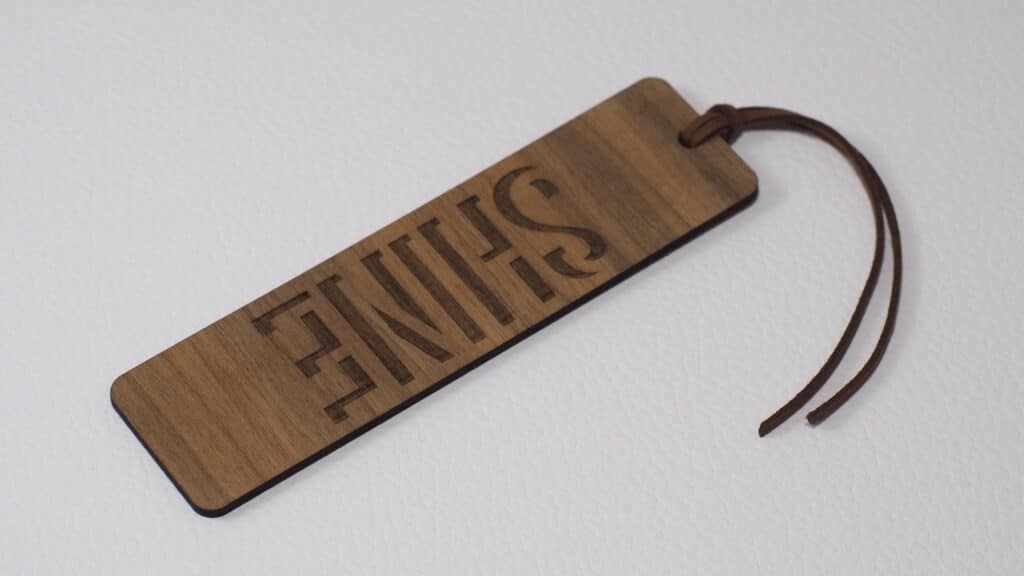 Handcrafted Wooden Bookmark – Shine Bookmark – Personalised Gift