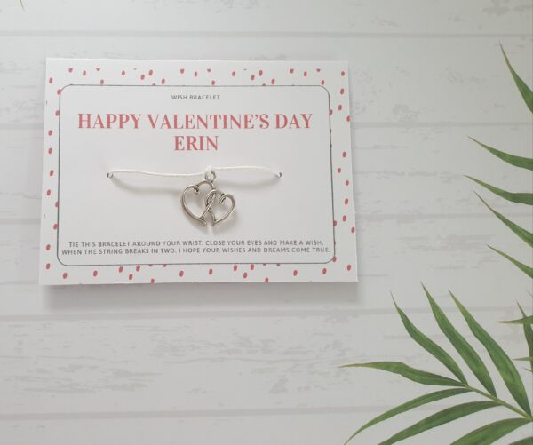 Personalised Valentine’s Day Wish Bracelet - main product image