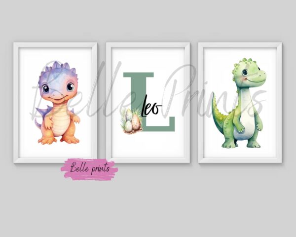 Dinosaur nursery prints - main product image