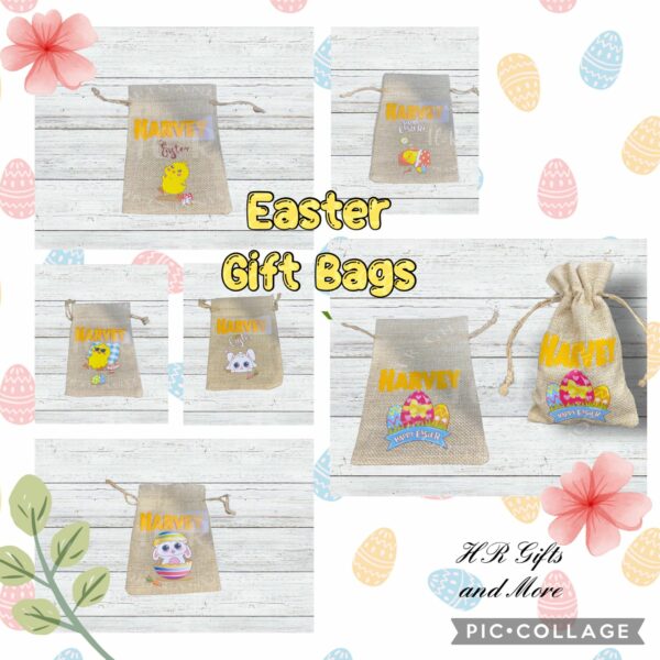 Personalised Easter Gift Drawstring Bag - main product image