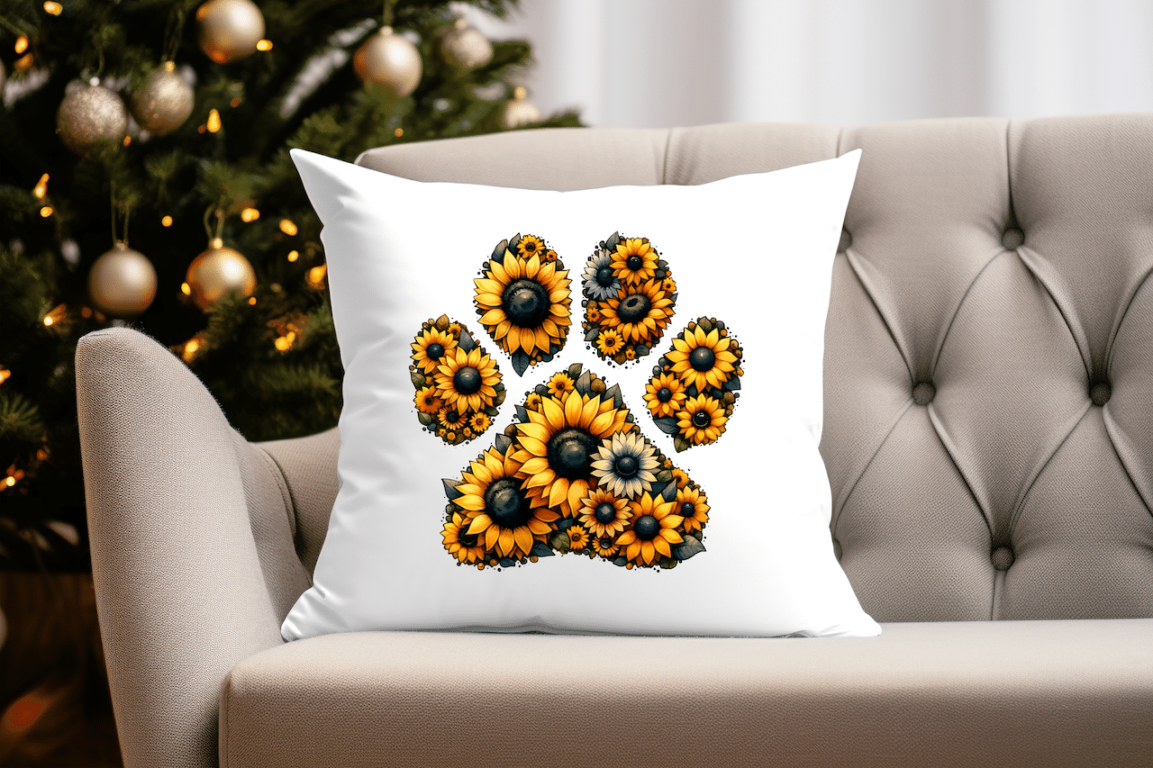 Sunflower Design’s Pillow Case, Summer Sunflower Cushion Cover, Floral Accent Pillow Cover - main product image