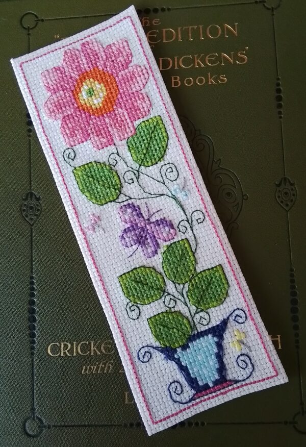 Funky Flower Bookmark, Book Mark, Flower Gift, Reading Gift, Book Lover Gift – Pink - product image 4