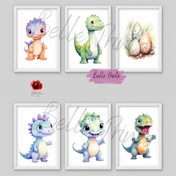 Dinosaur nursery prints - product image 2