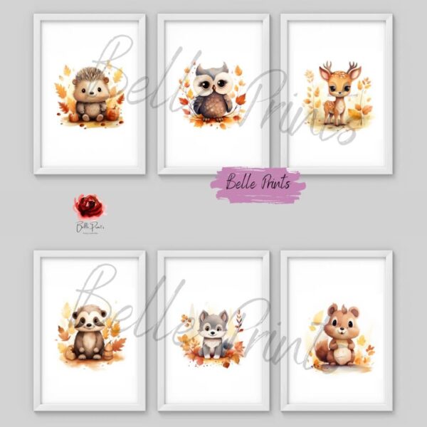 Forrest animal Nursery prints - product image 2