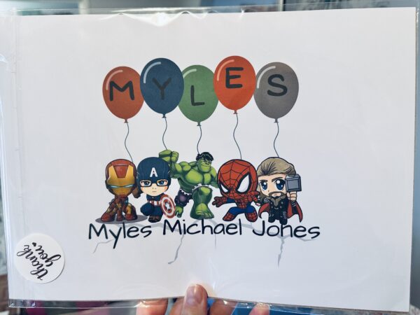 Marvel name print - main product image