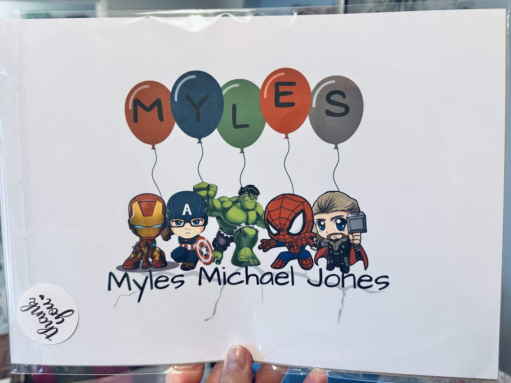 Marvel name print - main product image