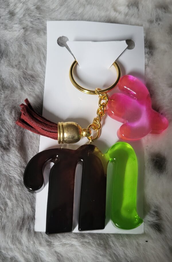 Handmade resin keychain - product image 4