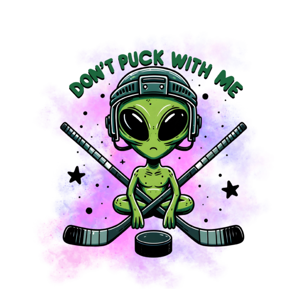 Don’t Puck With Me Alien Cushion Cover|Colourful| Cute| Vibrant| Different| - product image 2