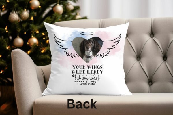 Remembrance Gifts For Loss Of Dog Personalised Gift Custom Pet Cushion Cover - product image 2