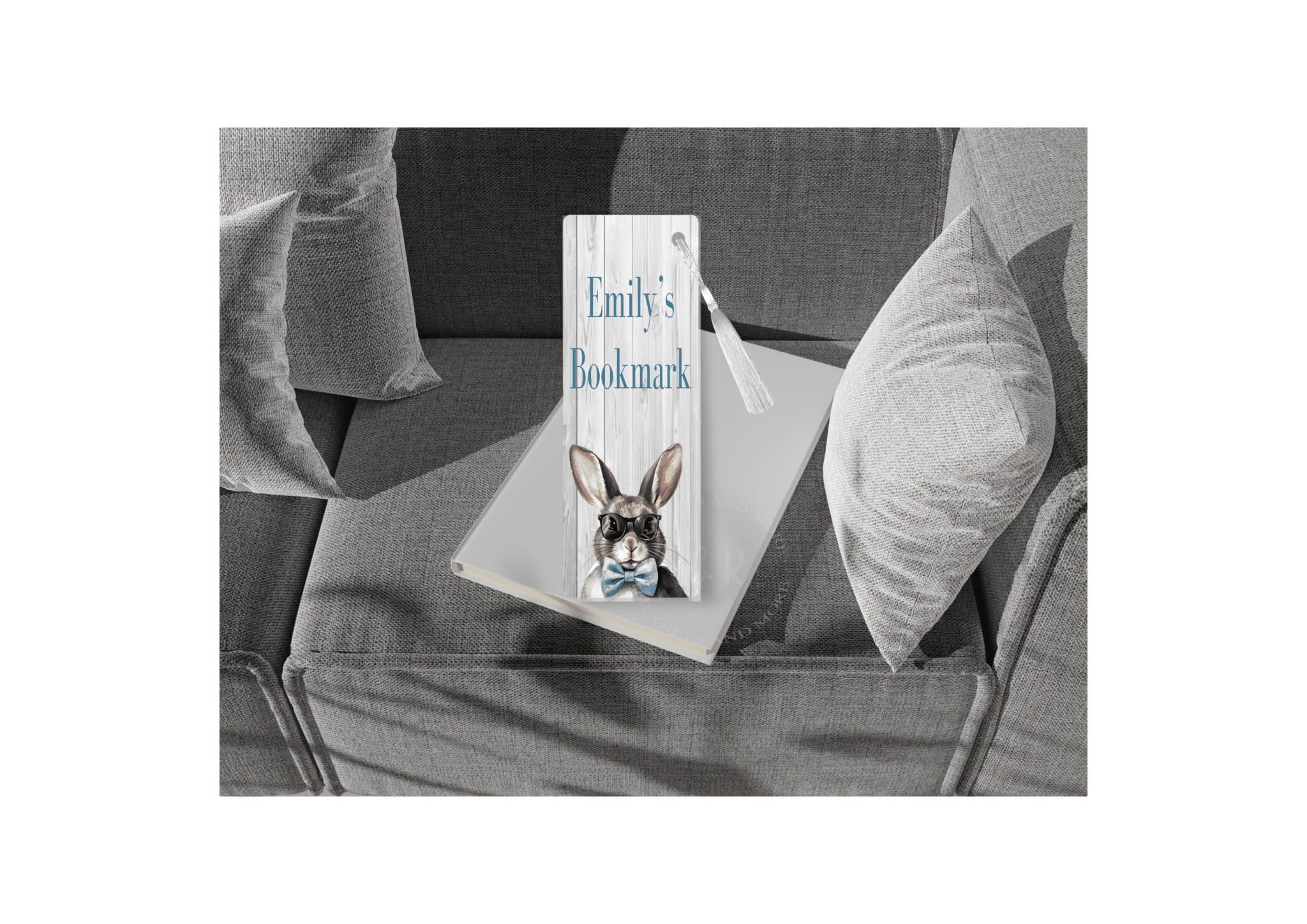 Personalised Easter Bunny Bookmark - main product image