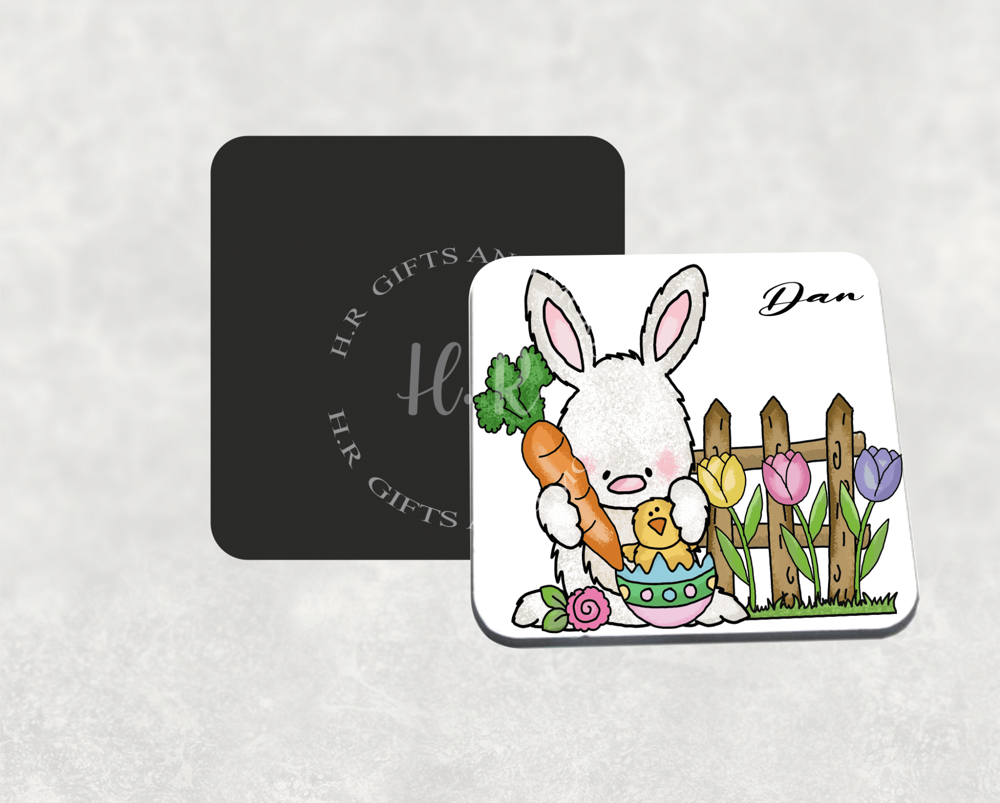 Personalised Easter Coaster - main product image