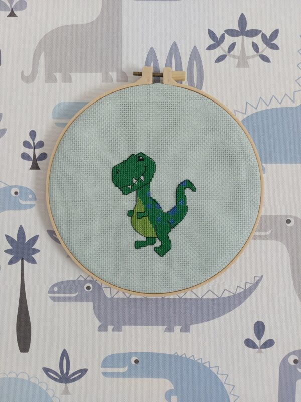 T-Rex Dinosaur – cross stitch PATTERN - product image 2