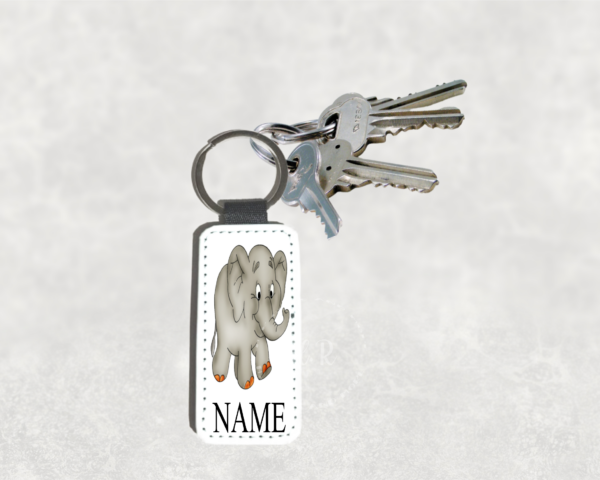 Personalised Rectangle Keyrings - product image 2