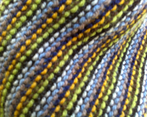 Hand-Knitted Fringed Scarf~Moorland Shades - product image 4