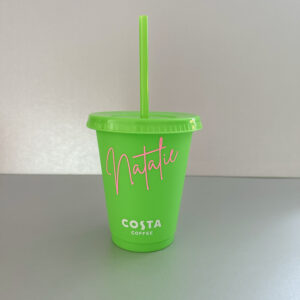 Personalised Costa Coffee frappe cup - Green
