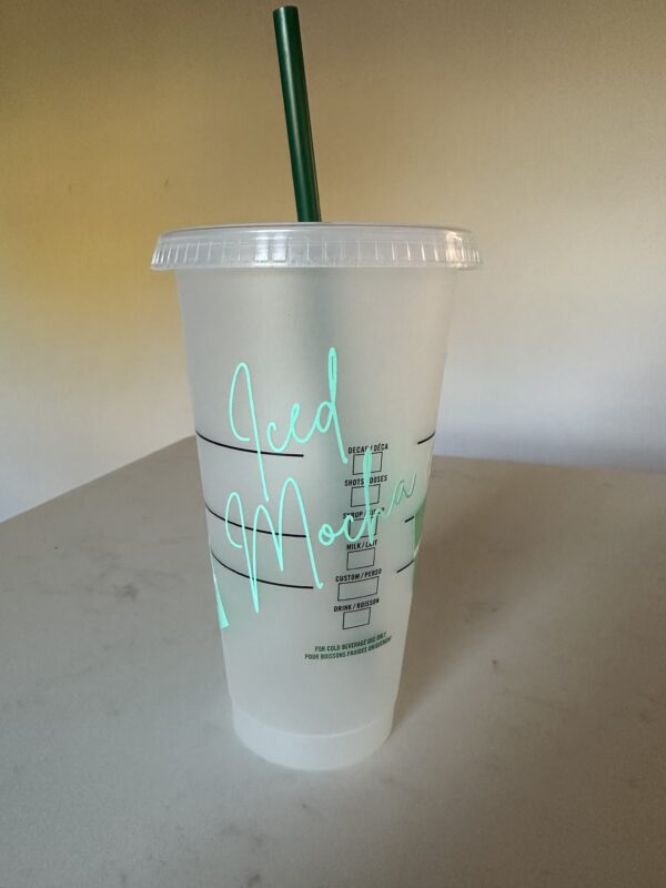 Personalised ‘Coffee at Tiffany’s’ Starbucks Cold Cup - product image 2