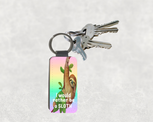 Personalised Rectangle Keyrings - main product image