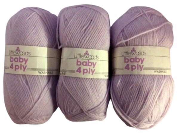CLEARANCE! 150gms Pack Vintage Littlewoods Baby 4ply~Lilac - main product image