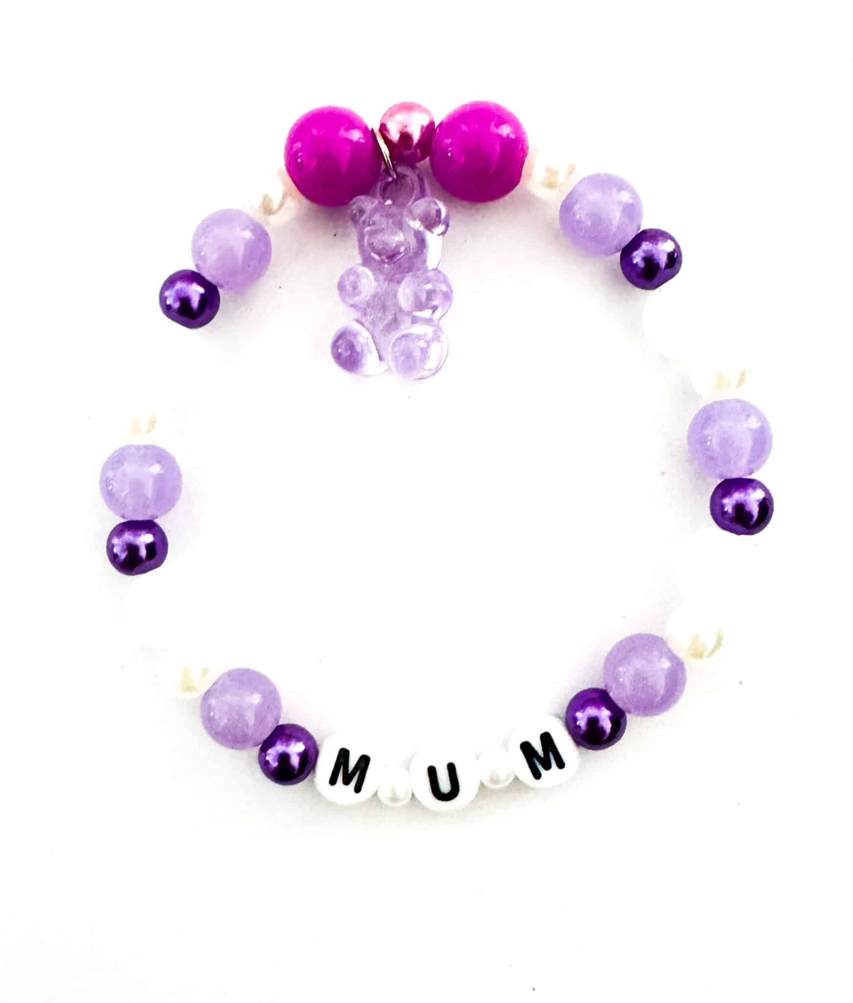 Beaded mum bracelets - main product image
