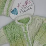 Baby cardigan and hat set