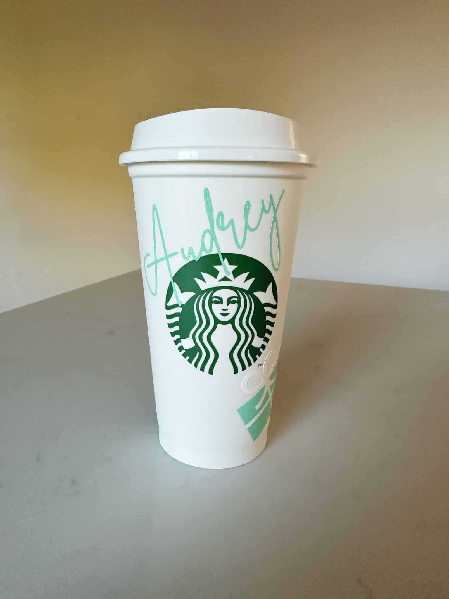 Personalised ‘Coffee at Tiffany’s’ Starbucks Cup - main product image