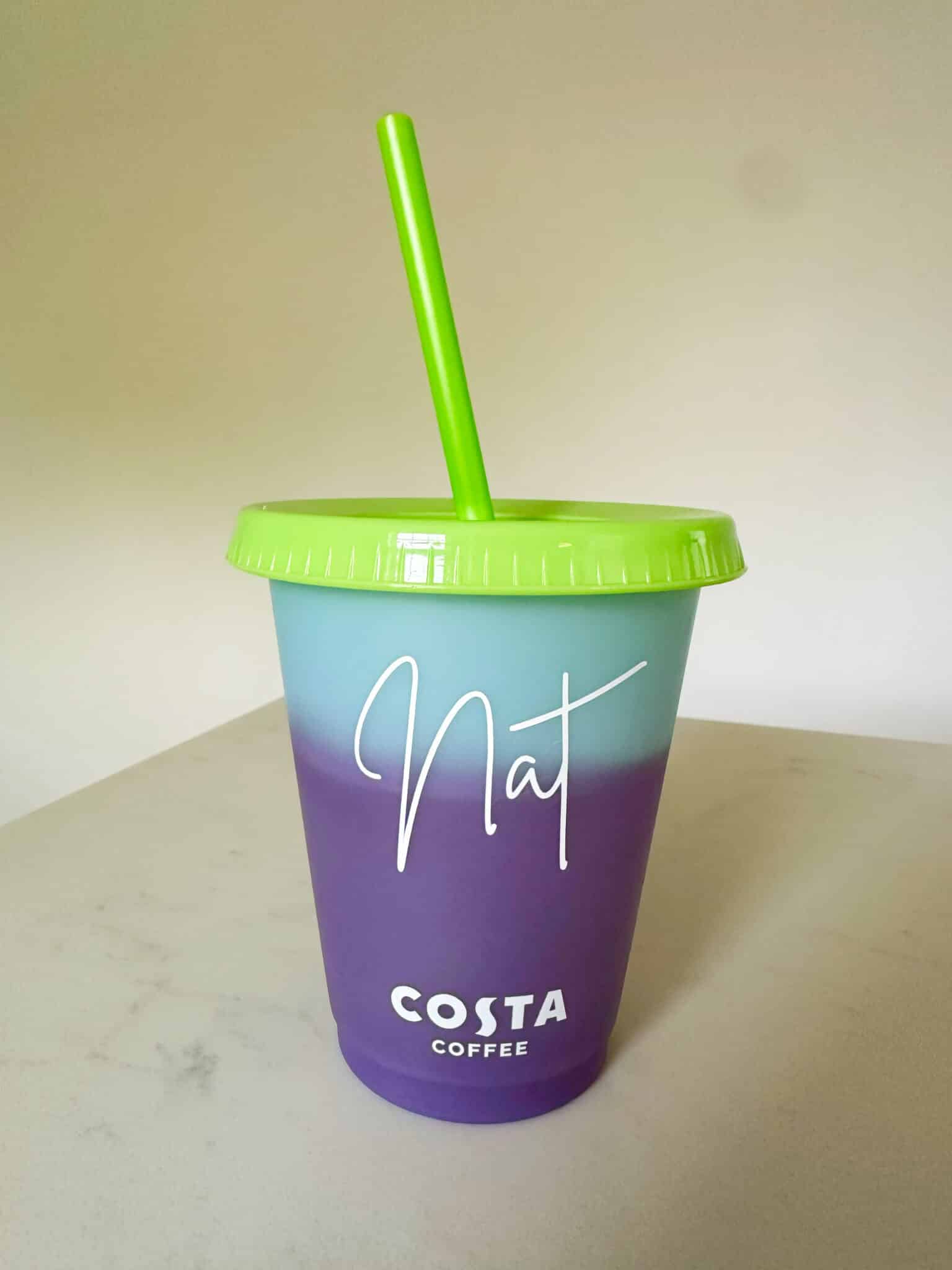 Charity Personalised Colour Changing Costa Cold Cup - main product image