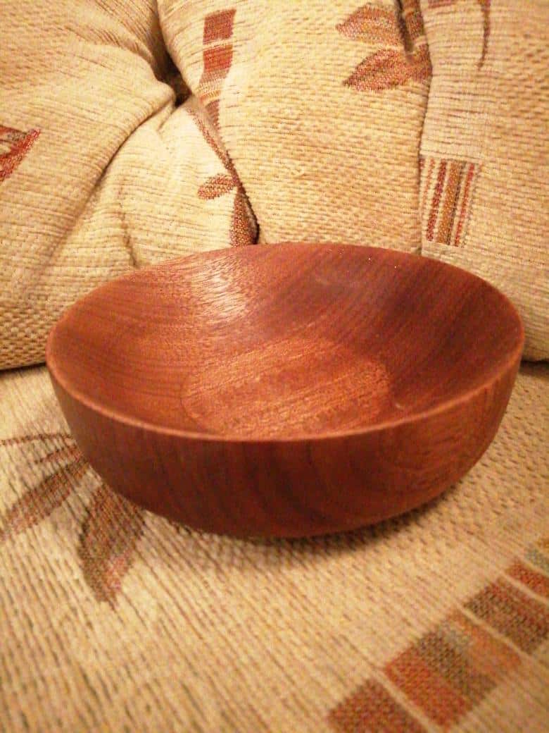 Small Sapele Bowl ( Tropical Wood ) - main product image