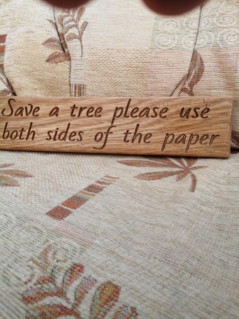 Comical Bathroom Sign - main product image