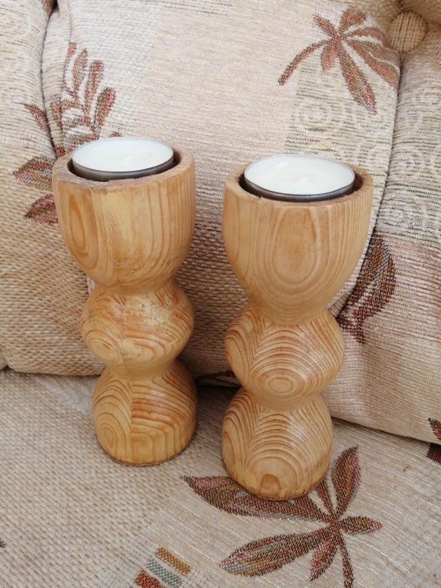 Softwood T Light Holders - main product image