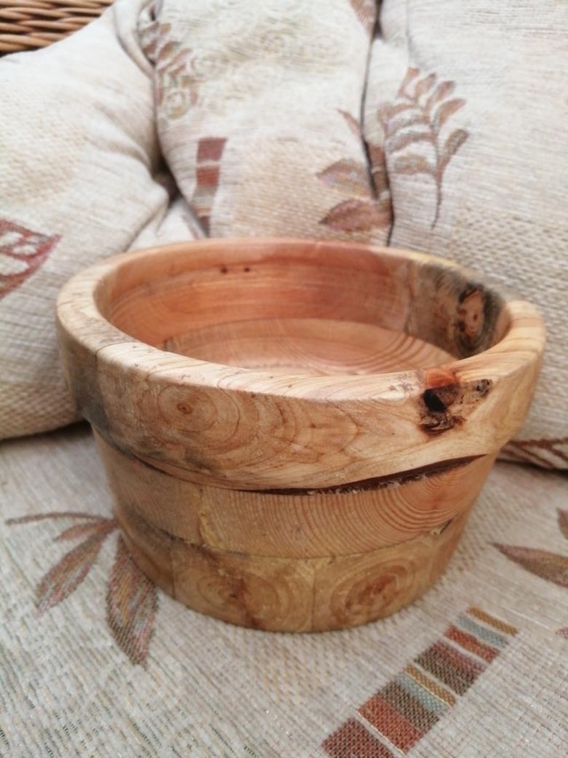 SoftWood Bowl Made With Layers of wood - main product image