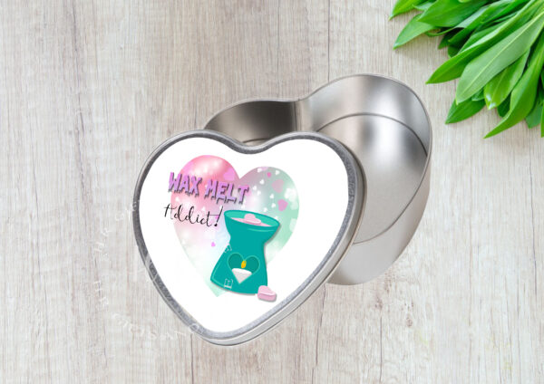 Wax Melts Heart Tin - main product image