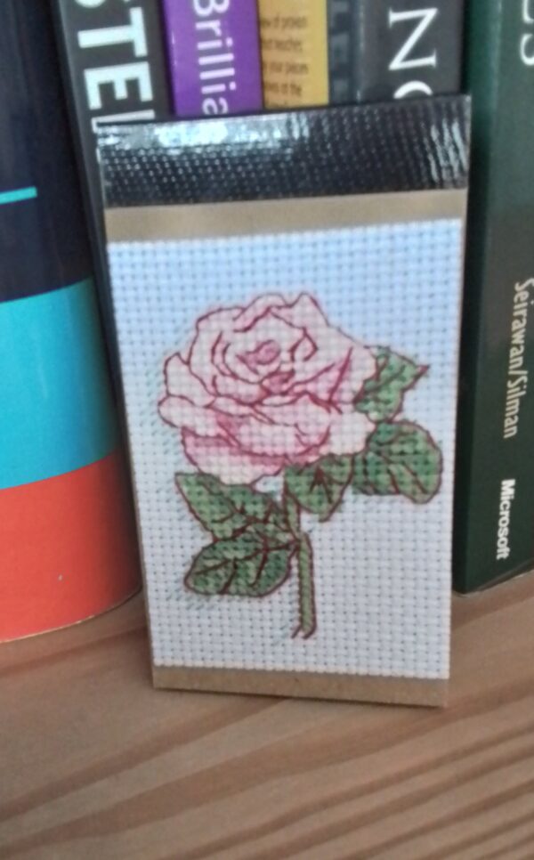 Rose Notebook, Flower Gift, Teacher Gift, Birthday Gift for Her – Single Rose - main product image