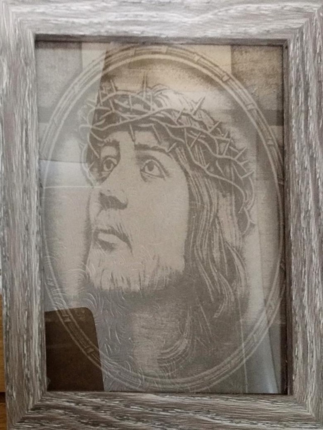 Laser Engraving Of Jesus - main product image