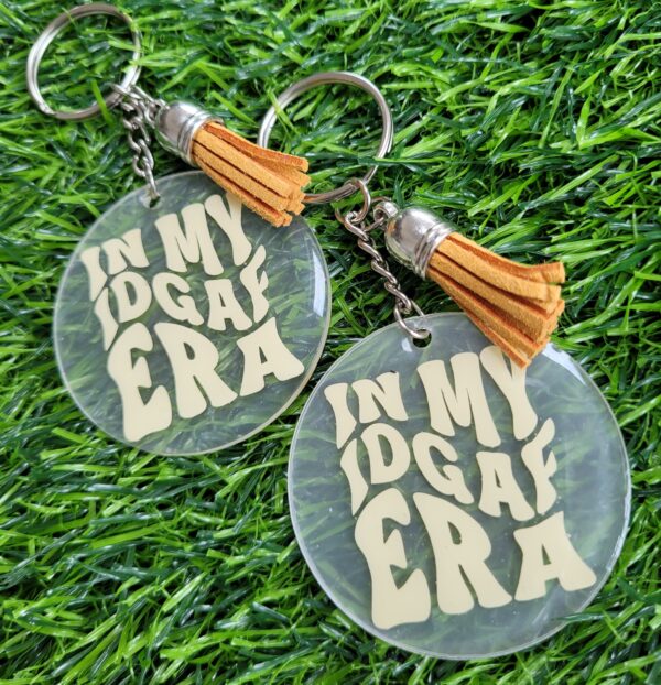 Nude Acrylic Keyring/Keychain Gift – IDGAF - main product image