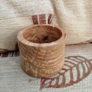 Small Spalted Beech Pot