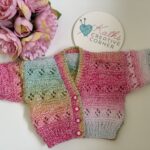 Hand Knitted Baby girls Cardigan