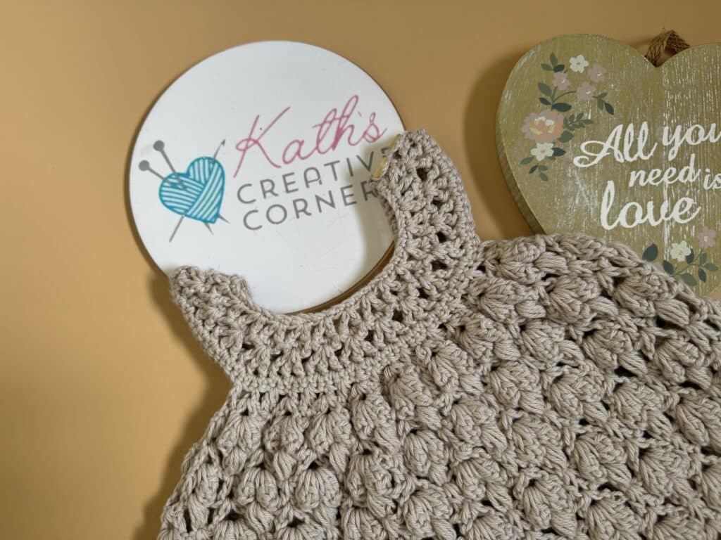Hand Crocheted Baby Dress