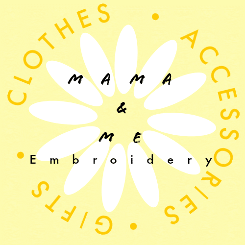 Mama And Me Embroidery shop logo