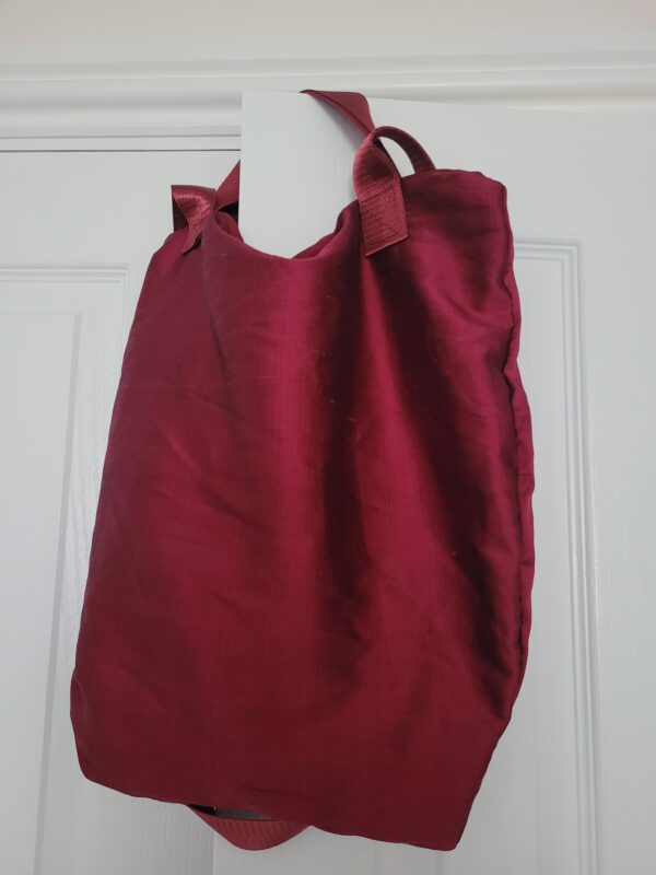 Red zip tote - main product image