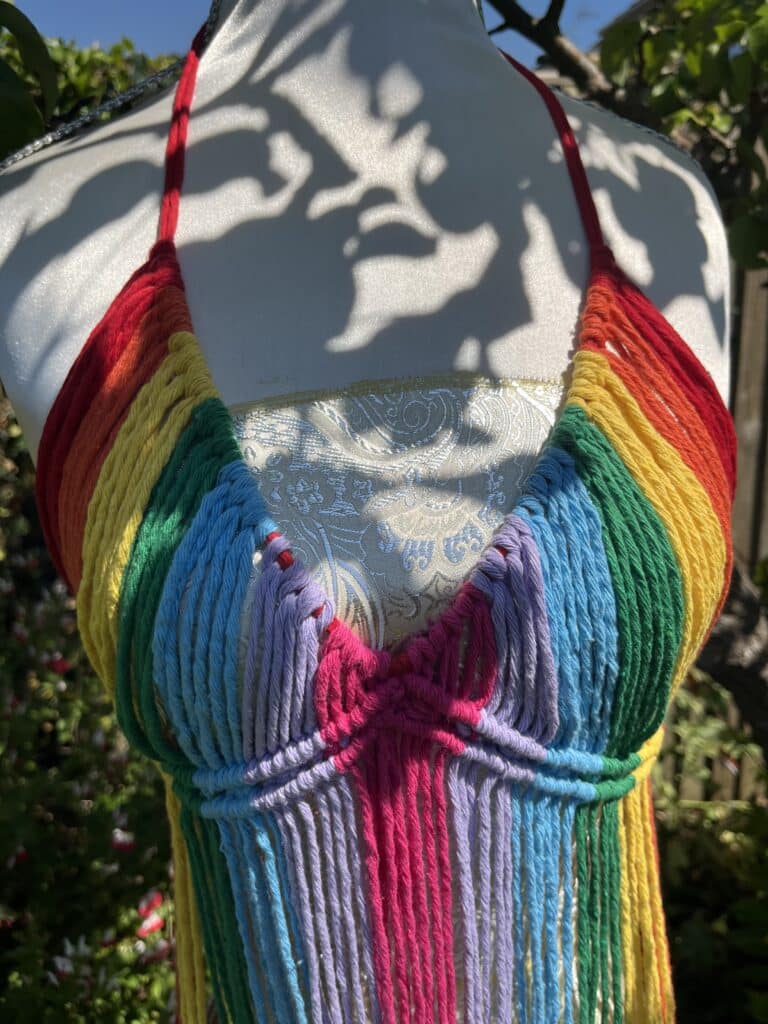 Rainbow festival dress