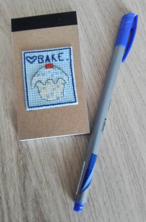 Love to Bake, Mini Notepads, Cake Notebook, Cake Gift, Baking Gift, Cupcake Notebook – Blue - main product image