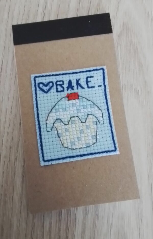 Love to Bake, Mini Notepads, Cake Notebook, Cake Gift, Baking Gift, Cupcake Notebook – Blue - product image 2