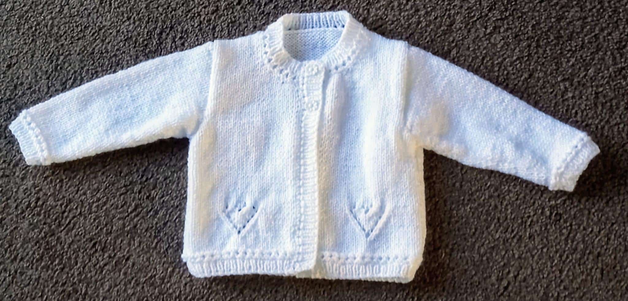 (4) Heart Cardigan – made to order - main product image