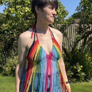 Rainbow festival dress