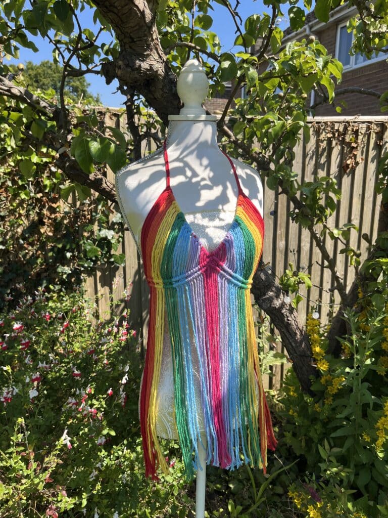 Rainbow festival dress