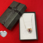 Personalised Heart Beaded Photo Charm