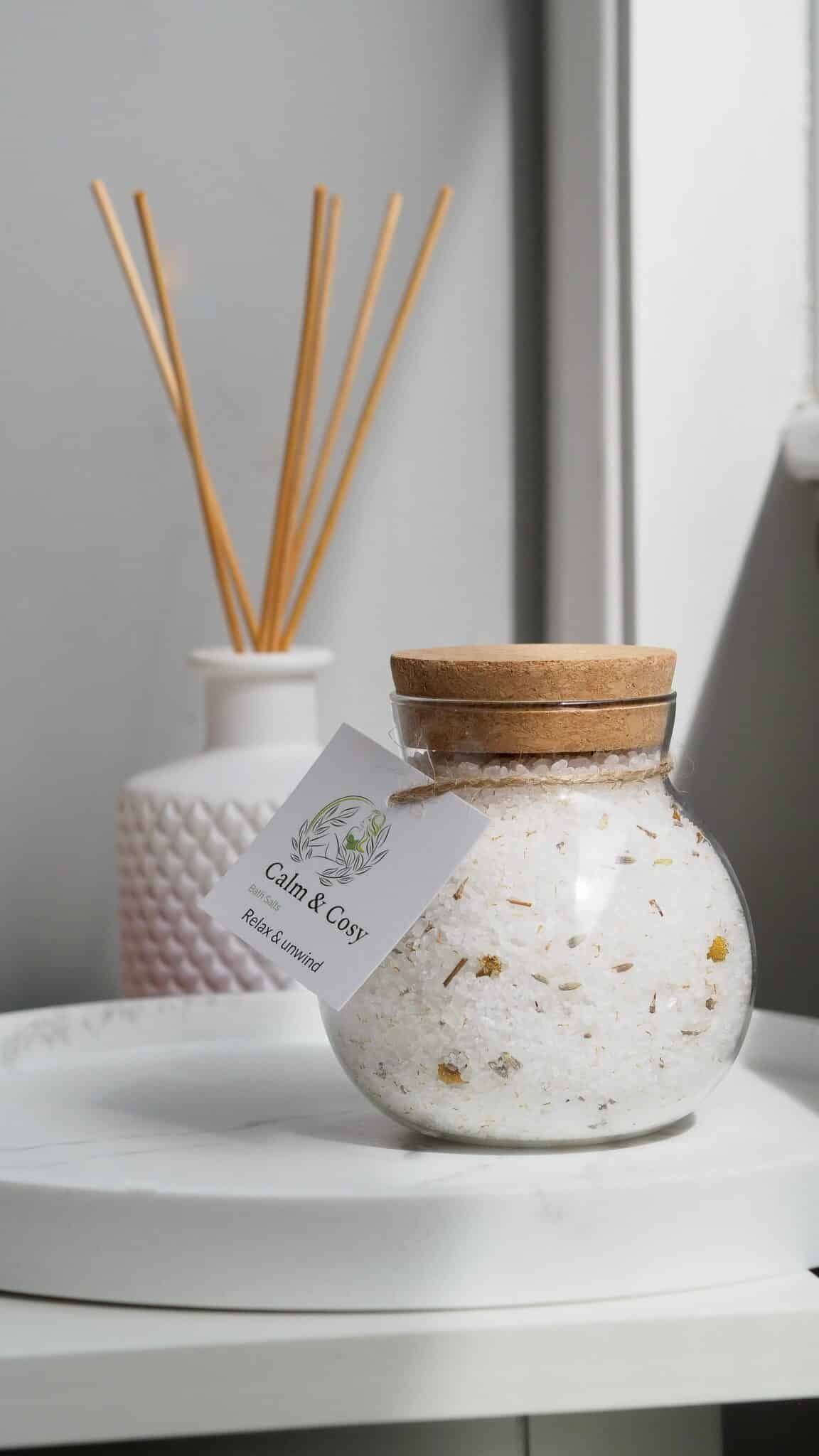 CHAMOMILE, PATCHCHOULI & LAVENDER BATH SALTS 500G - main product image