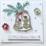 Luxury Handmade Personalised Christmas Card with Envelope C503
