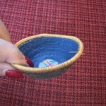 Trinket bowls – royal blue and mustard